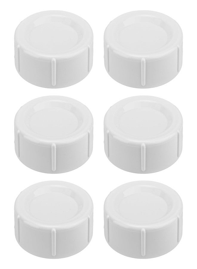 lasuroa 6pcs Baby Bottle Caps for Dr Brown, BPA-Free Baby Bottle Lids for Travel and Storage Replacement Parts Compatible with Dr. Brown’s Natural Flow Wide-Neck - Image 1